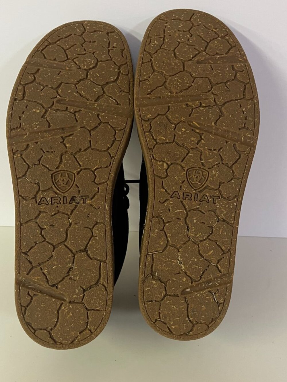 Ariat Boots Clean Country Suede Moc Toe Fudge Brown Mid Cut Ankle Men's 13D - Picture 7 of 11